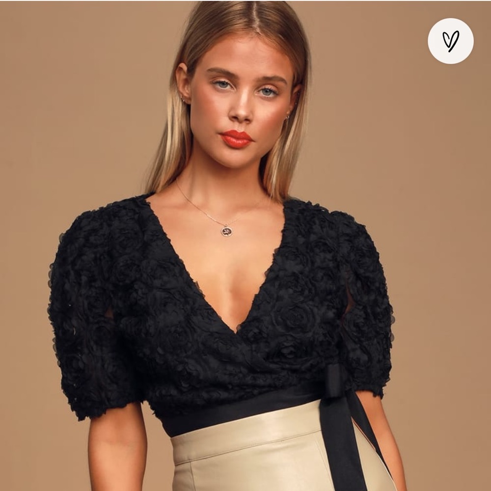 Lulus Wrap Crop Top